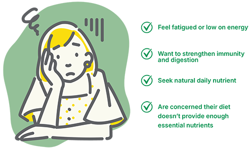 Super Euglena supports detox pathways, gut harmony, immune balance, and deeper, more restful sleep